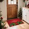 Edge Collections – Christmas Letter Welcome Front Doormat Indoor Outdoor Rugs – 1 Piece
